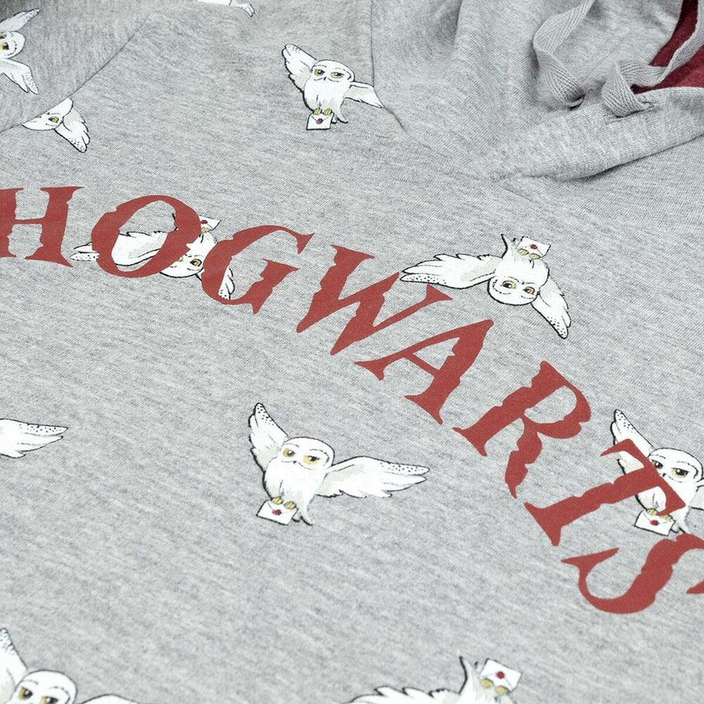 Jungen Sweater mit Kapuze Harry Potter Grau