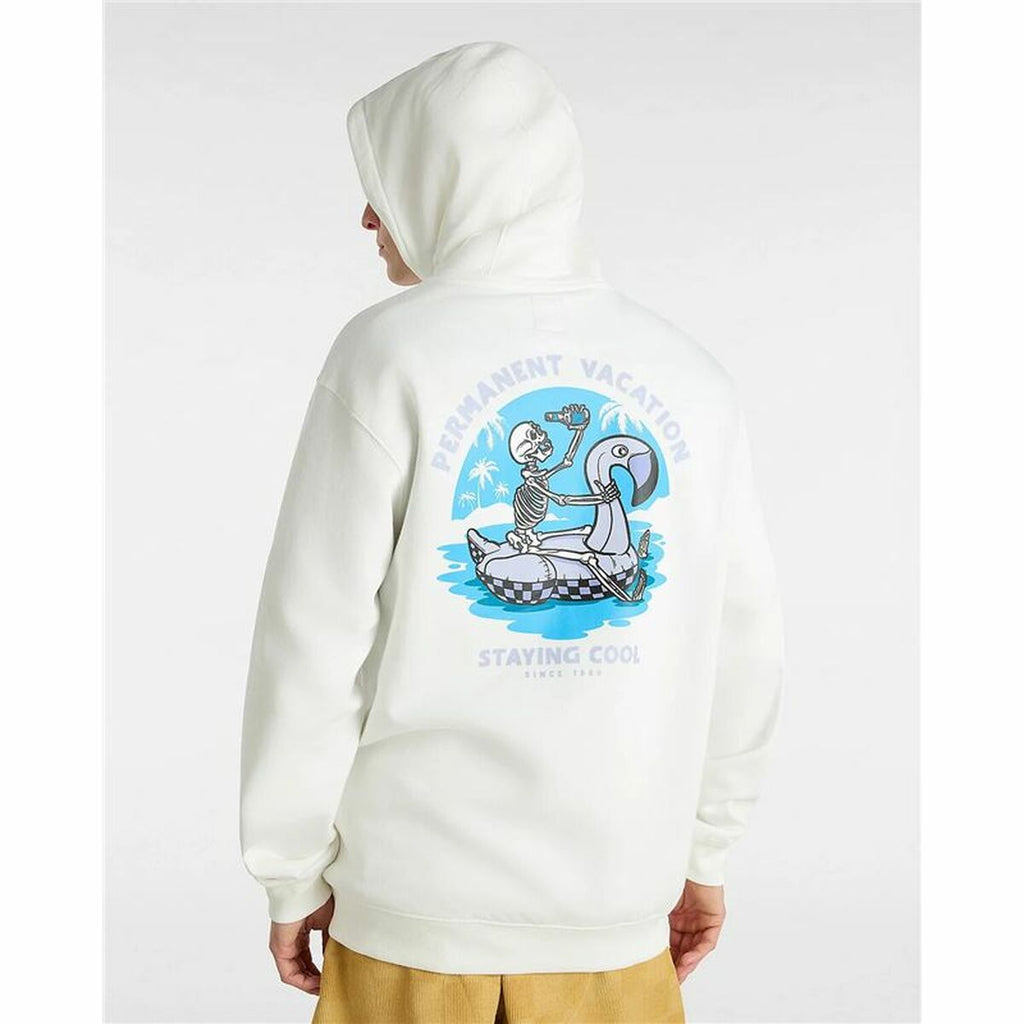 Jungen Sweater mit Kapuze Vans Beer Float Po Marshmallow Weiß