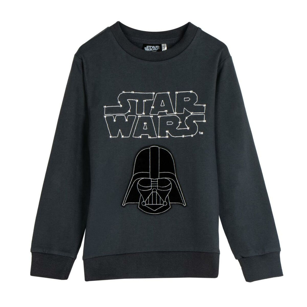 Jungen Sweater ohne Kapuze Star Wars Dunkelgrau