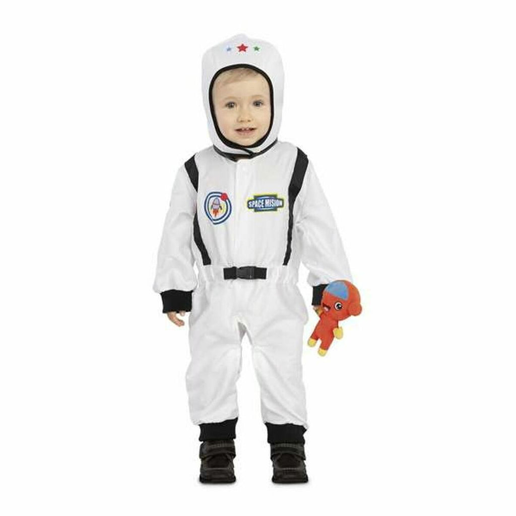 Karnevalskostüm für Babys Astronaut Weiß 0-6 Monate (3 Stücke)