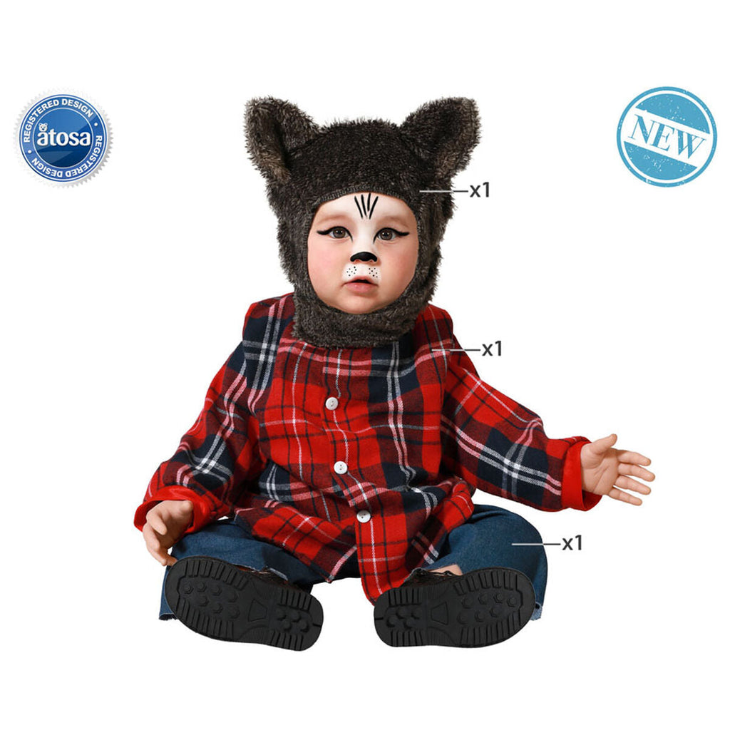 Karnevalskostüm für Babys Braun Wolf