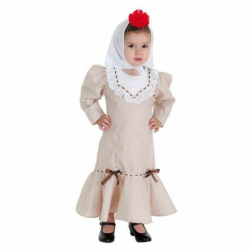 Karnevalskostüm für Babys Chulapa Beige (2 Stücke)