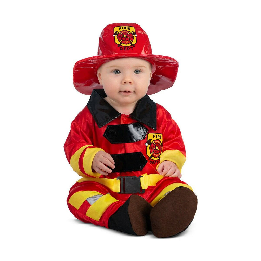 Karnevalskostüm für Babys Feuerwehrmann (3 Stücke)