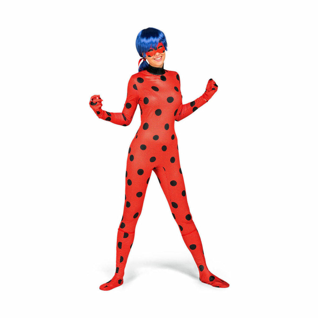 Karnevalskostüm für Erwachsene LadyBug (7 Stücke)