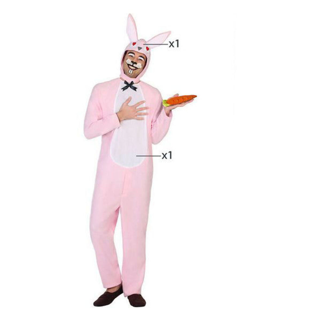 Karnevalskostüm für Erwachsene Rosa Hase (2 pcs)