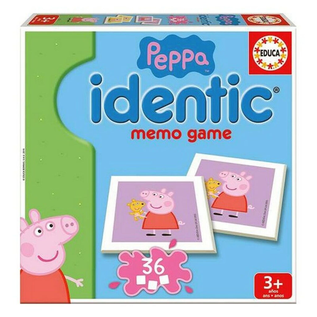 Kartenspiele Peppa Pig Identic Memo Game Educa 16227 (1 Stück)