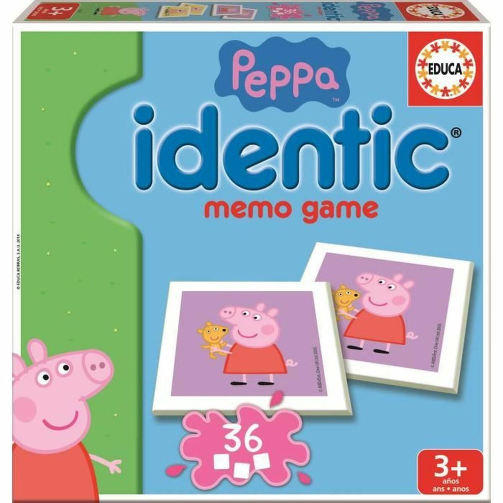 Kartenspiele Peppa Pig Identic Memo Game Educa 16227