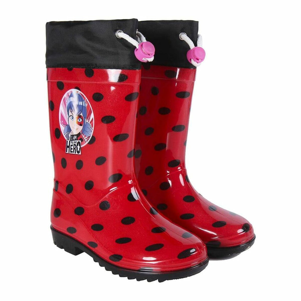 Kinder Gummistiefel Lady Bug Rot