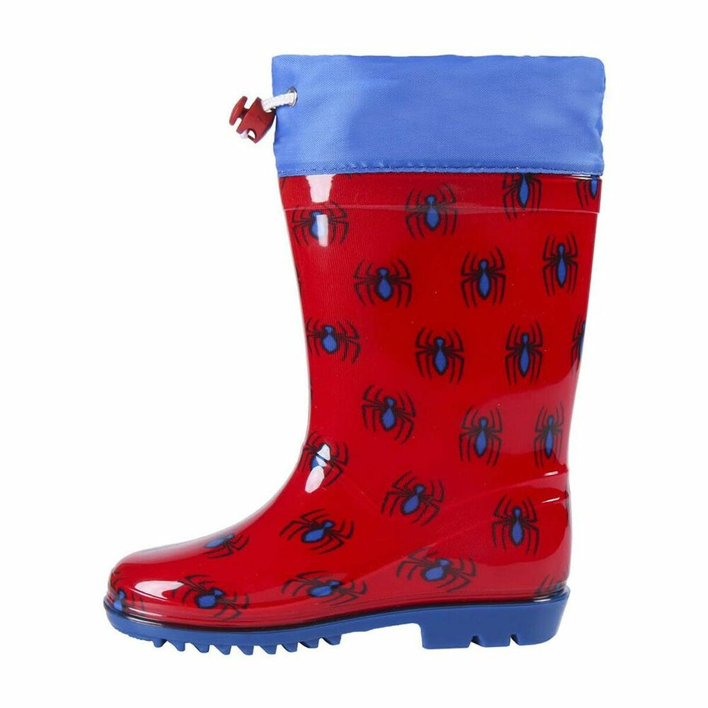 Kinder Gummistiefel Spiderman Rot