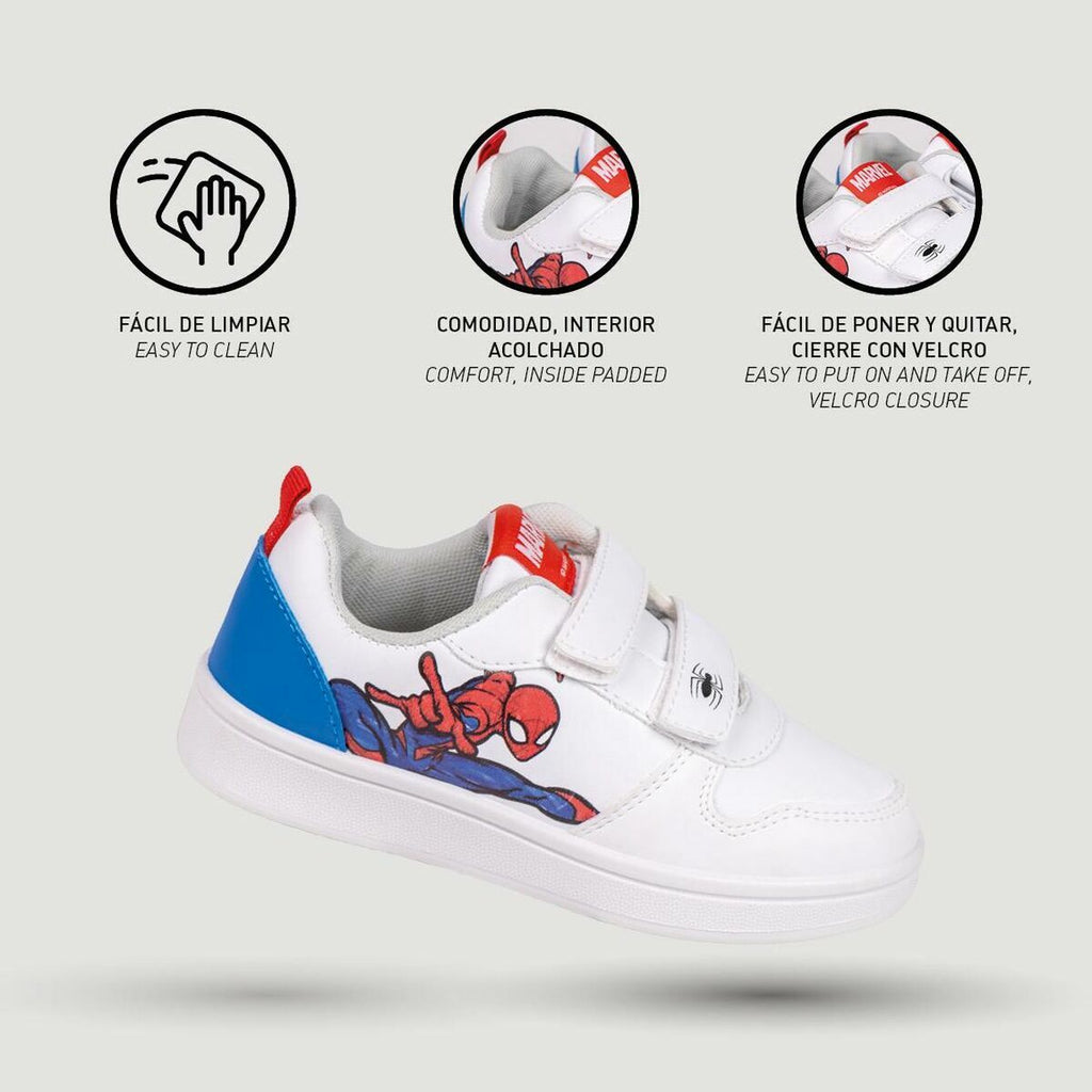 Kinder Sportschuhe Spider-Man Velcro Weiß