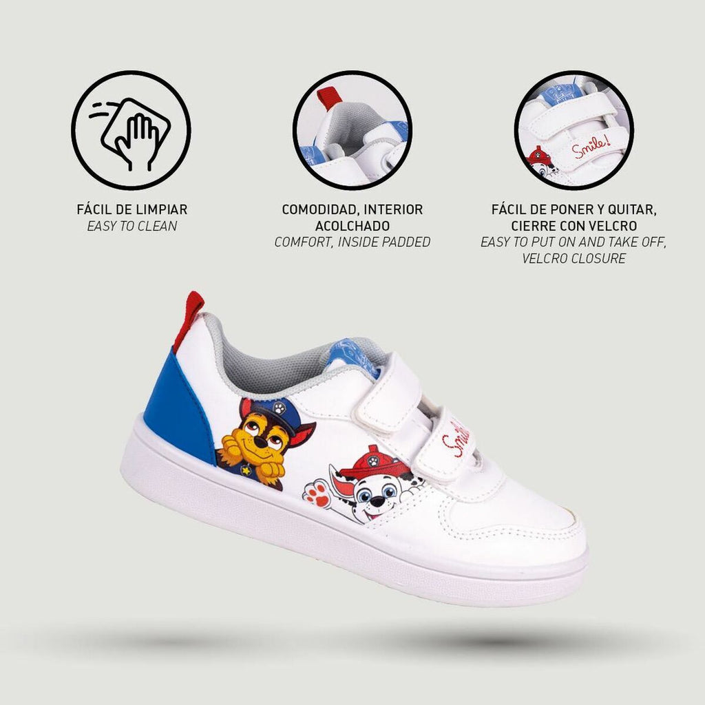 Kinder Sportschuhe The Paw Patrol Velcro Weiß