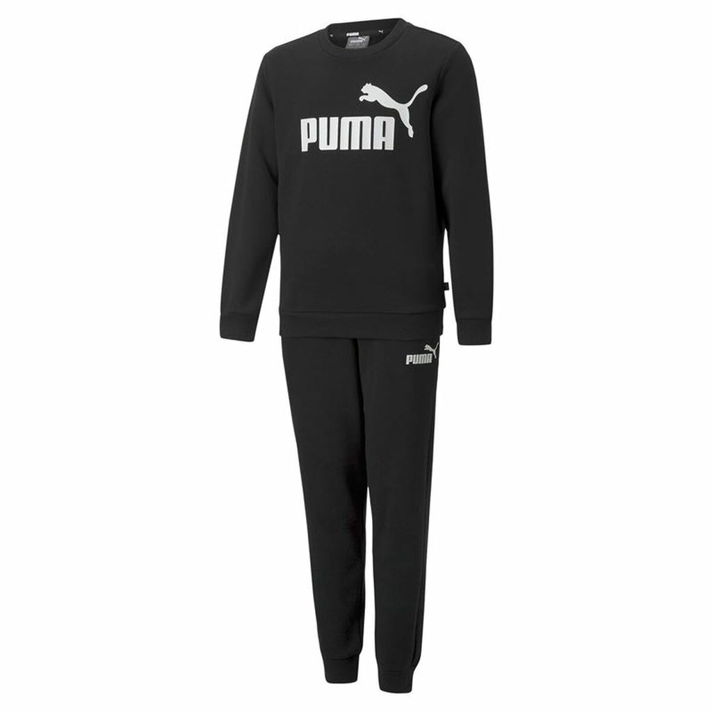 Kinder-Trainingsanzug Puma No.1 Logo Schwarz