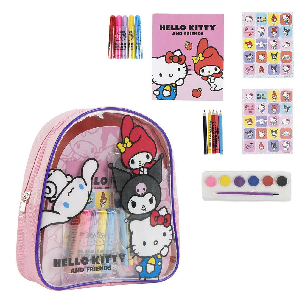 Kinder-Zeichenrucksack Hello Kitty Rosa 22 x 23 x 7 cm