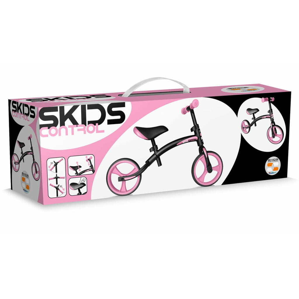 Kinderfahrrad SKIDS CONTROL Ohne Pedale Schwarz Rosa