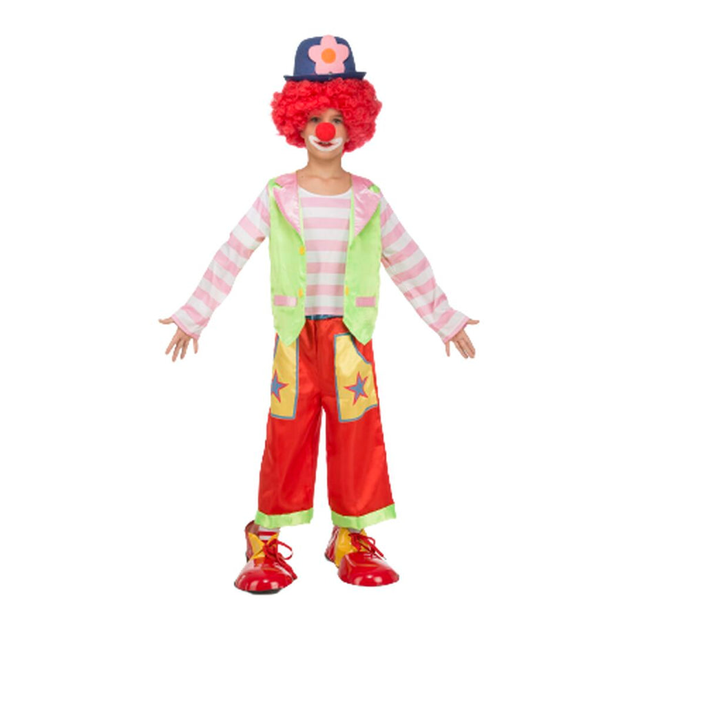 Kinderkostüm für Karneval Clown (2 Stücke)