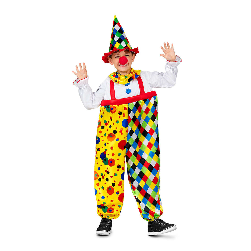 Kinderkostüm für Karneval Clown (2 Stücke)