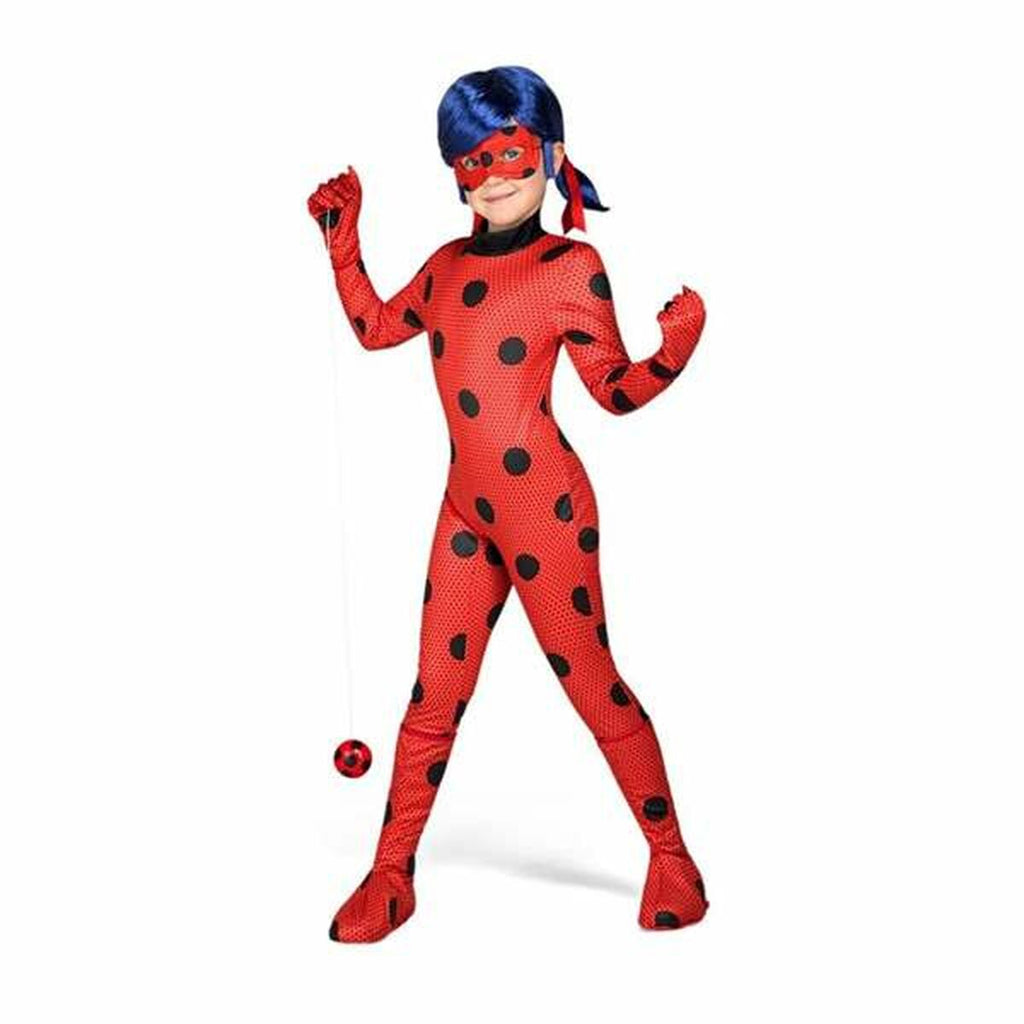 Kinderkostüm für Karneval Lady Bug 7 Stücke