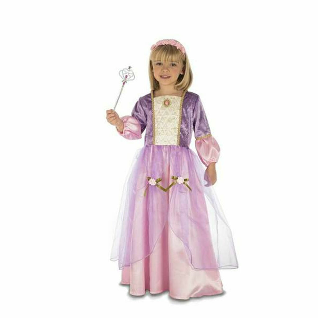 Kinderkostüm für Karneval Lila Prinzessin (2 Stücke)