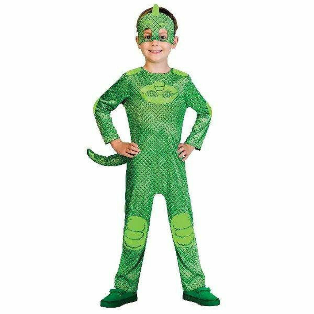 Kinderkostüm für Karneval PJ Masks Gekko 3 Stücke