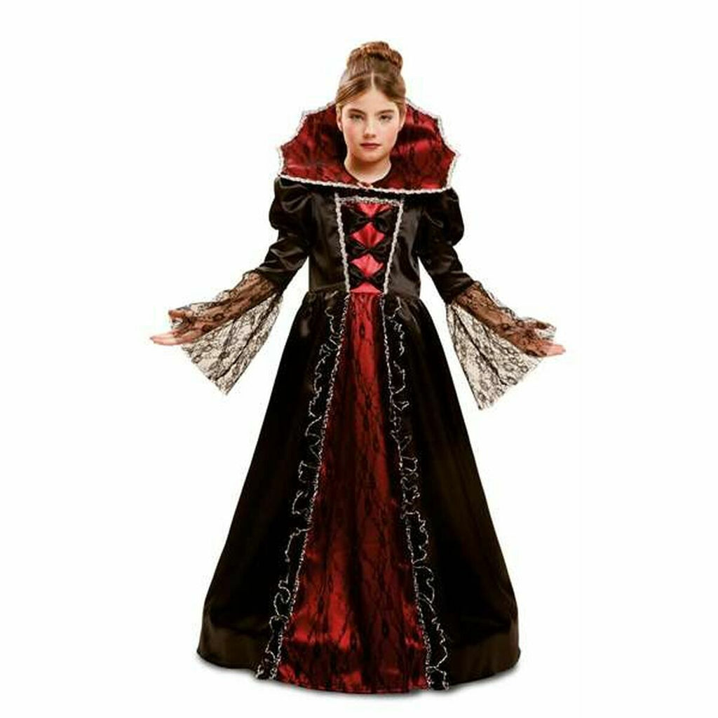 Kinderkostüm für Karneval Prinzessin Vampirin (2 Stücke)