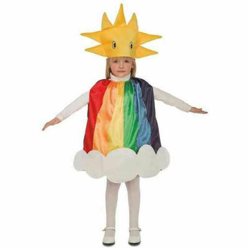 Kinderkostüm für Karneval Regenbogen (2 Stücke)