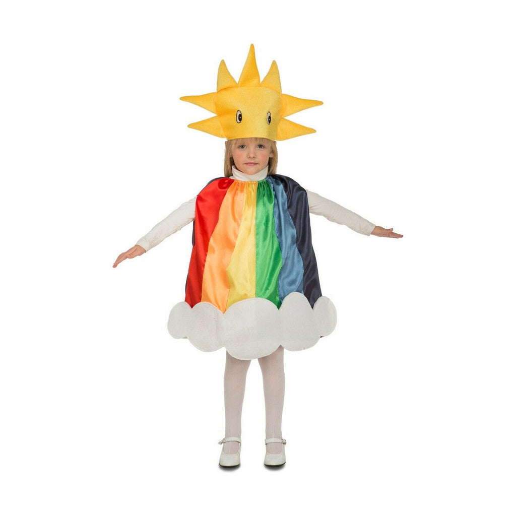 Kinderkostüm für Karneval Regenbogen (2 Stücke)