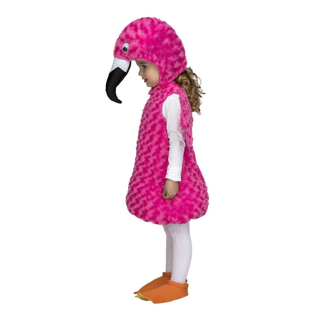 Kinderkostüm für Karneval Rosa Flamingo Rosa (4 Stücke)