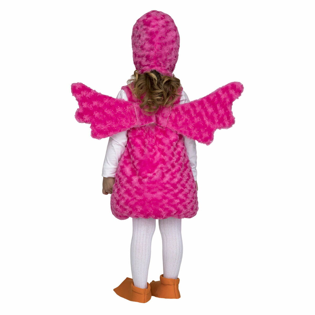 Kinderkostüm für Karneval Rosa Flamingo Rosa (4 Stücke)