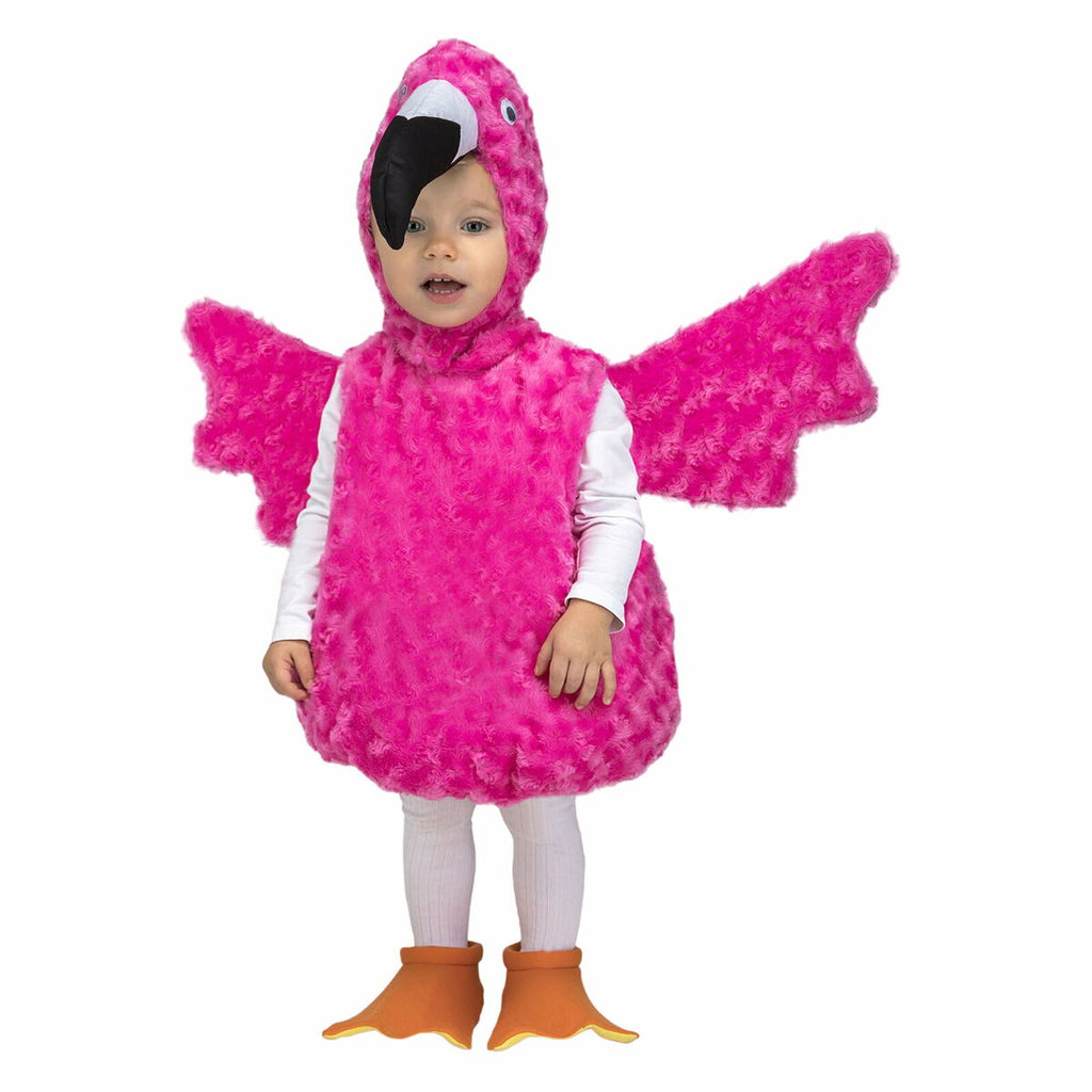 Kinderkostüm für Karneval Rosa Flamingo Rosa (4 Stücke)