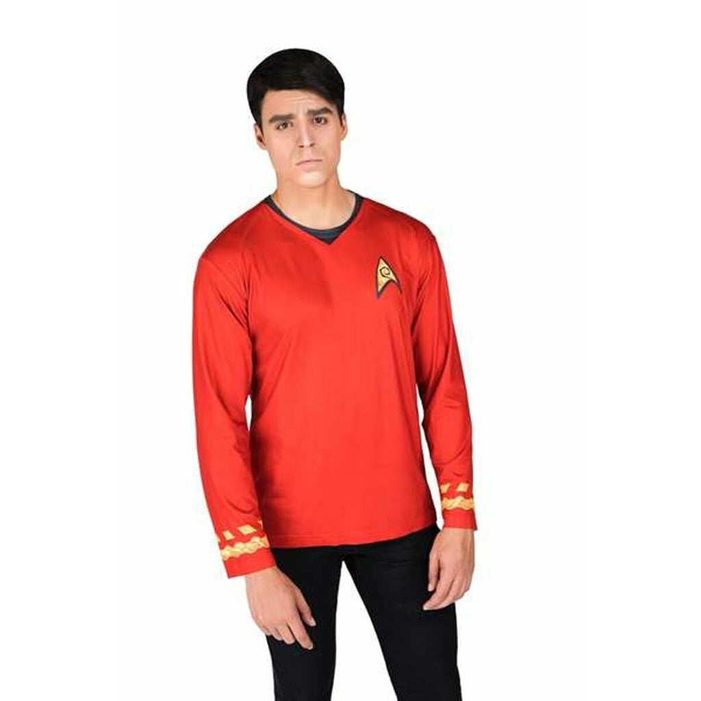 Kinderkostüm für Karneval Star Trek Scotty T-Shirt Rot