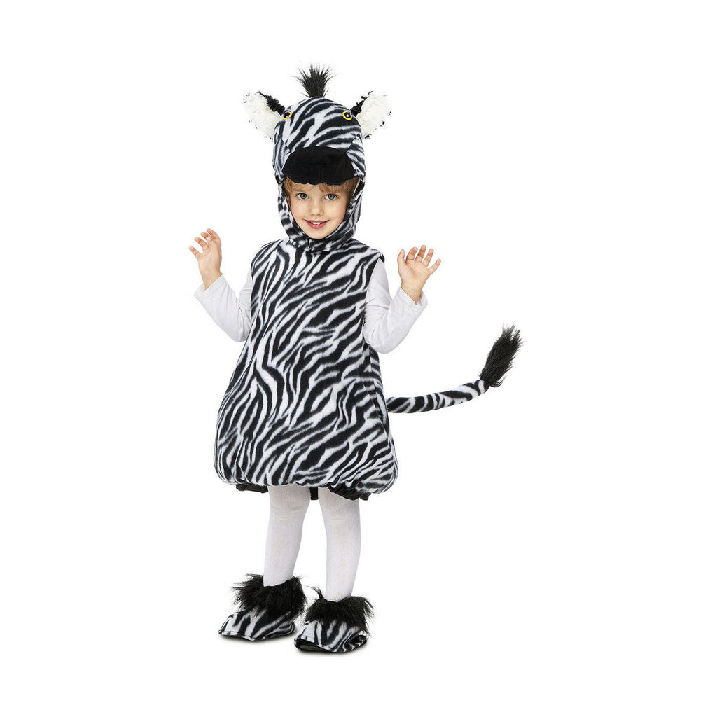 Kinderkostüm für Karneval Zebra (4 Stücke)