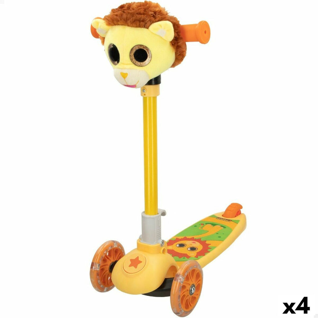 Kinderroller K3yriders Lion Gelb 4 Stück