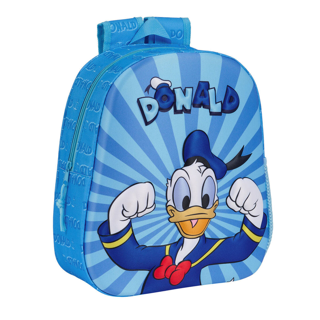 Kinderrucksack 3D Donald Blau 27 x 33 x 10 cm