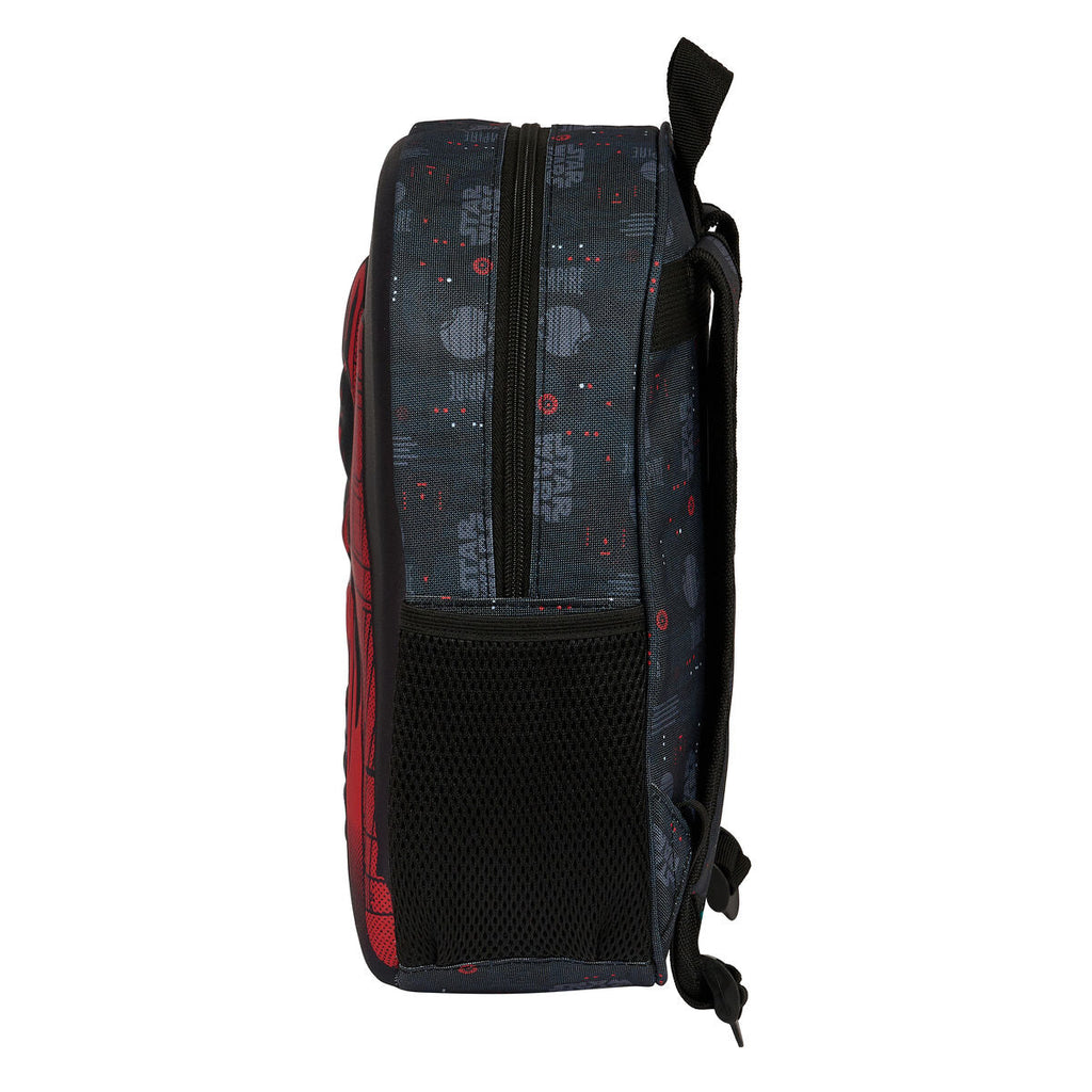 Kinderrucksack 3D Star Wars Schwarz 27 x 33 x 10 cm