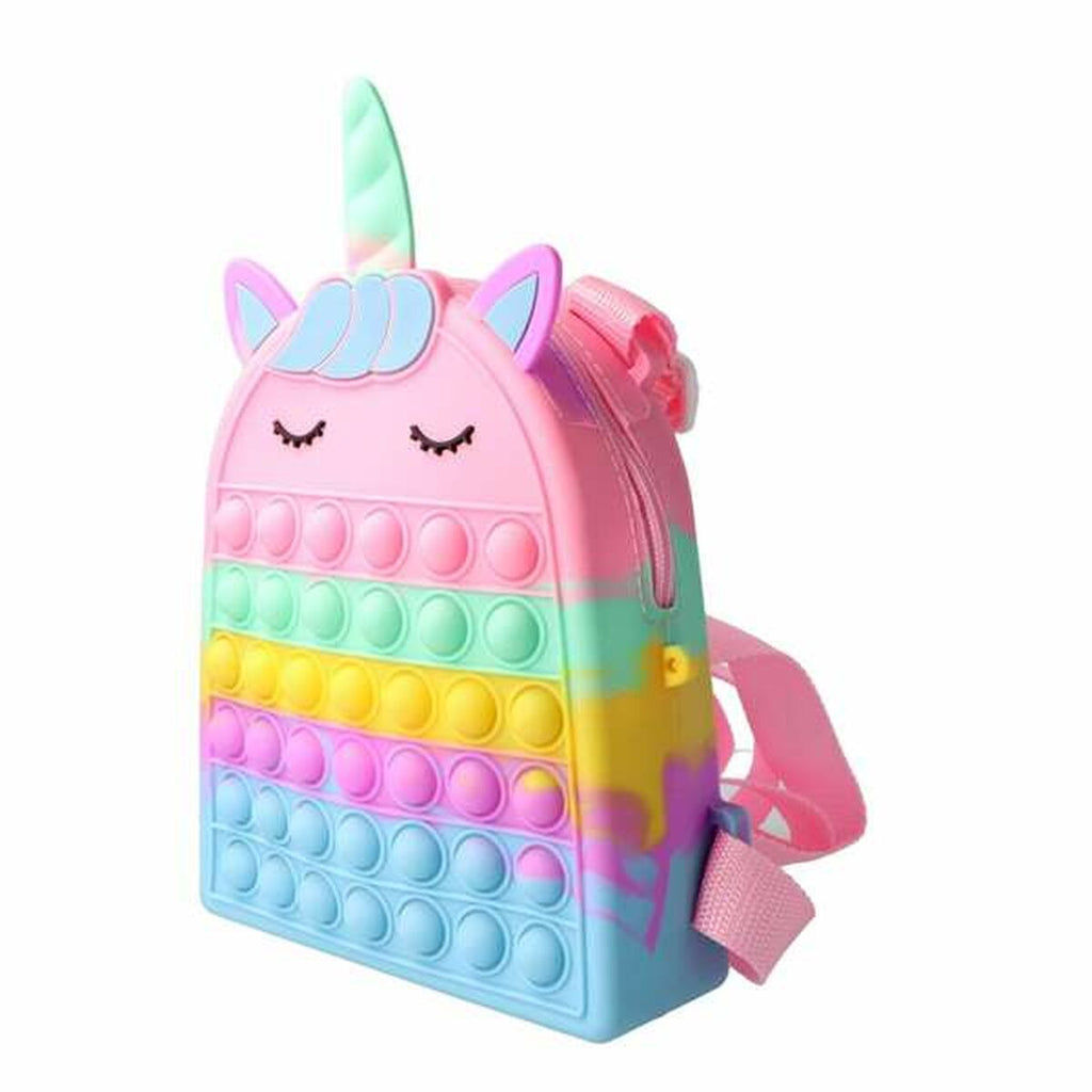 Kinderrucksack Inca Pop-it 16,5 x 20 x 6 cm Einhorn