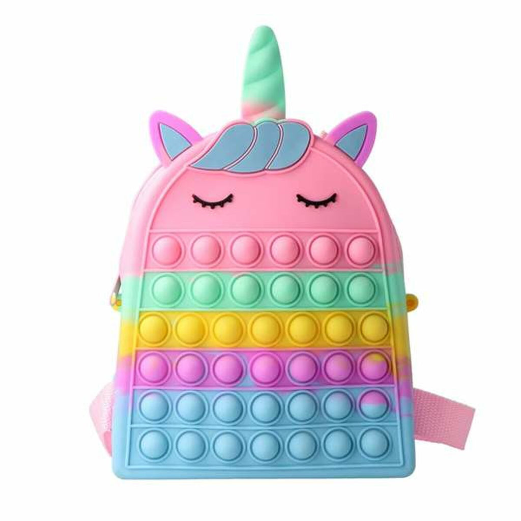 Kinderrucksack Inca Pop-it 16,5 x 20 x 6 cm Einhorn