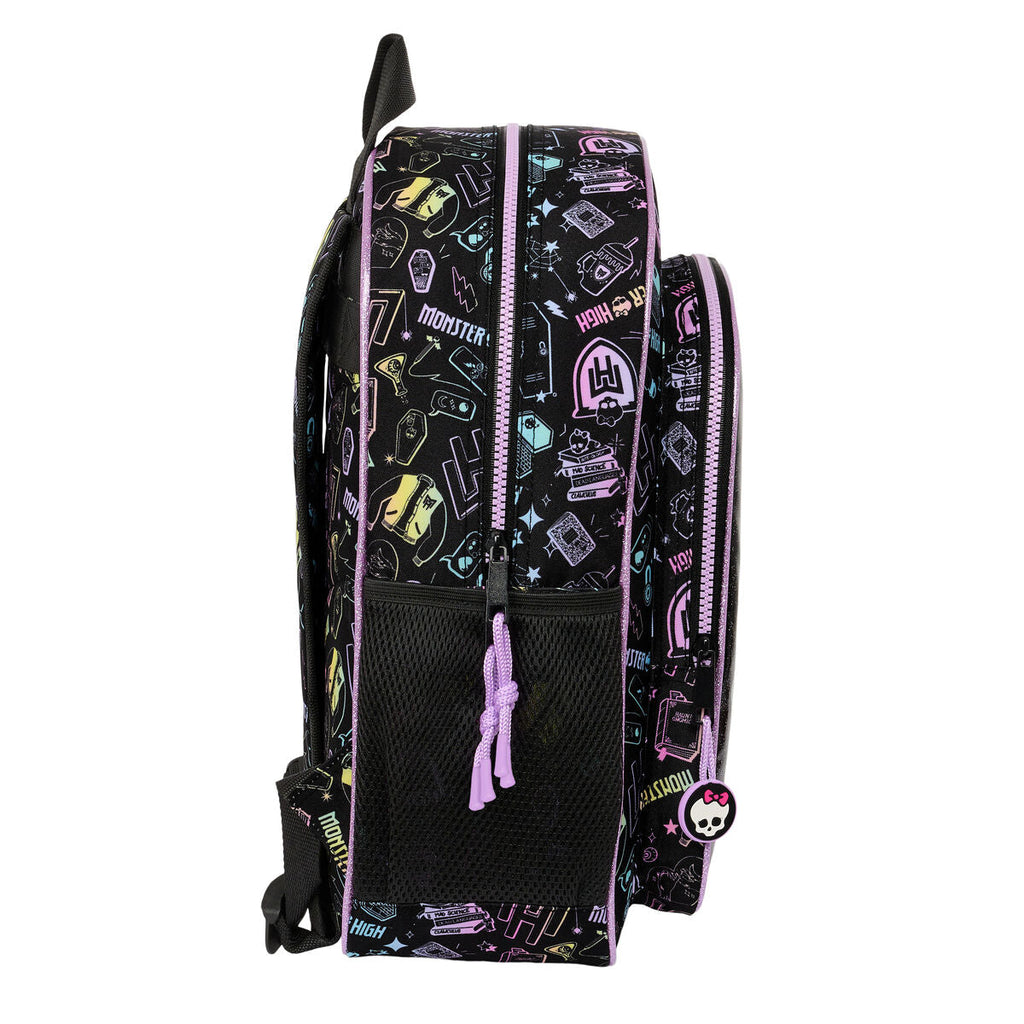 Kinderrucksack Monster High Schwarz 32 X 38 X 12 cm