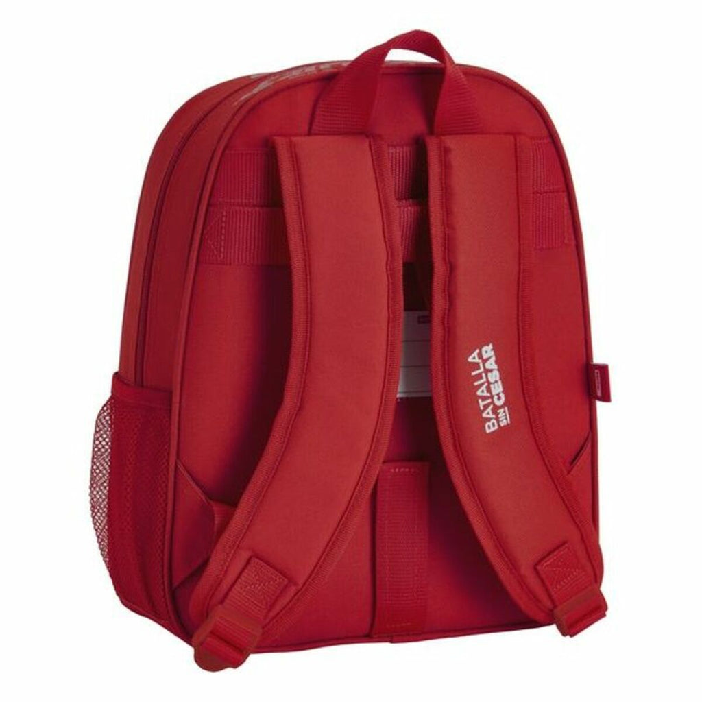 Kinderrucksack Real Sporting de Gijón Rot