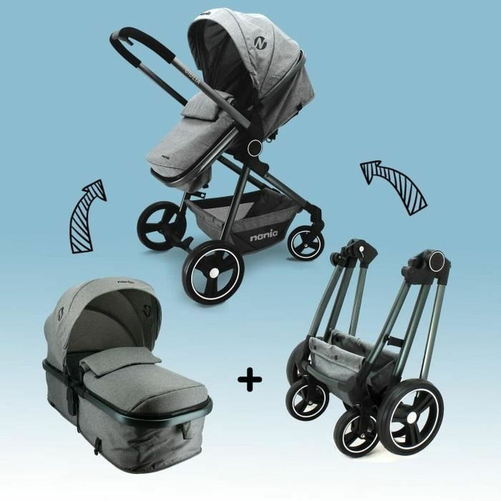 Kinderwagen Nania Grau