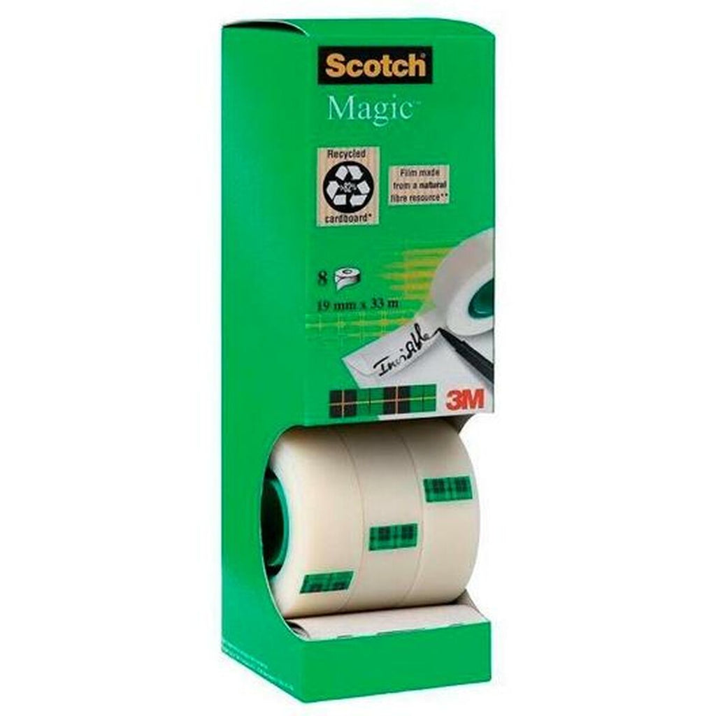 Klebeband Scotch Magic 8 Stück (19 mm x 33 m)