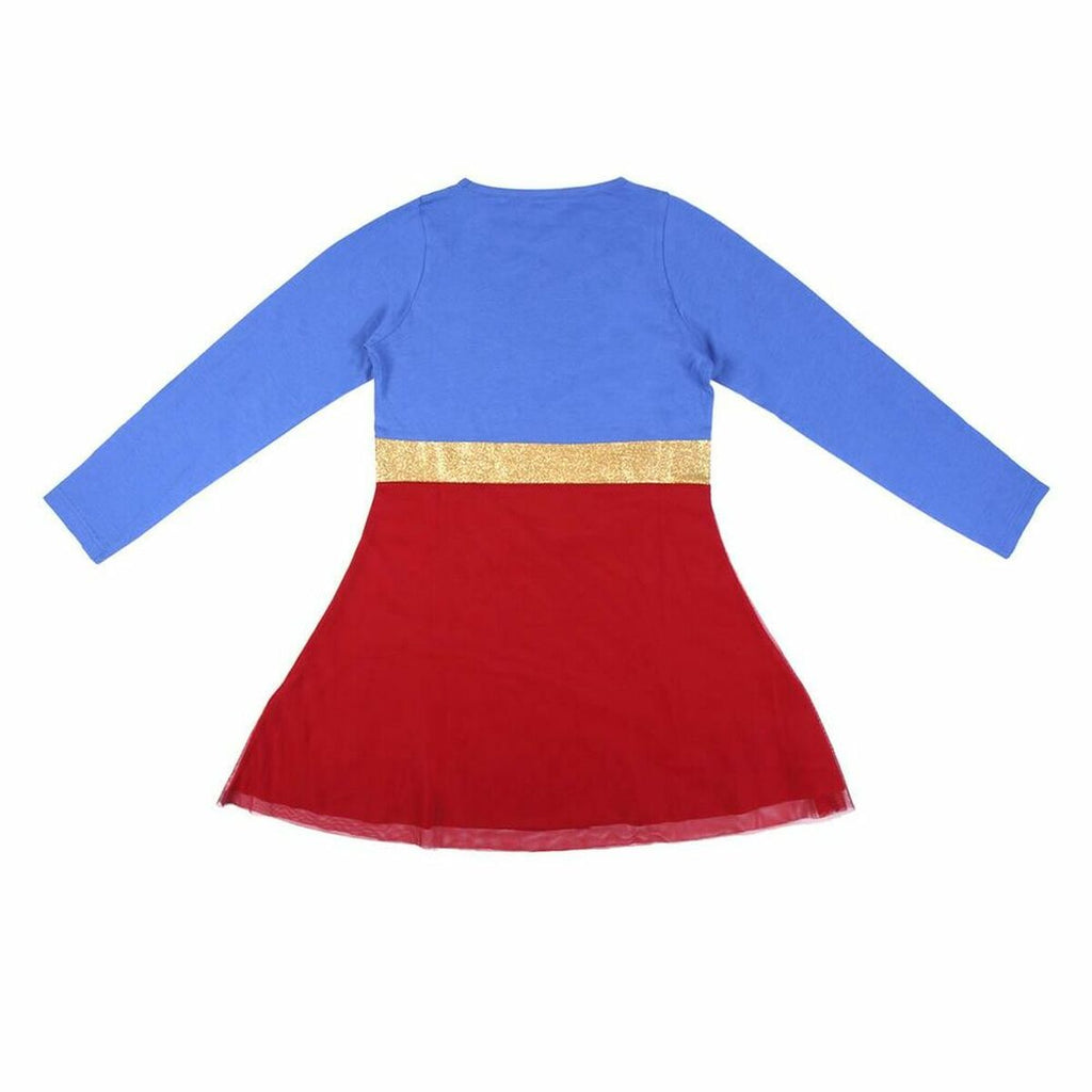 Kleid Superman Blau Rot