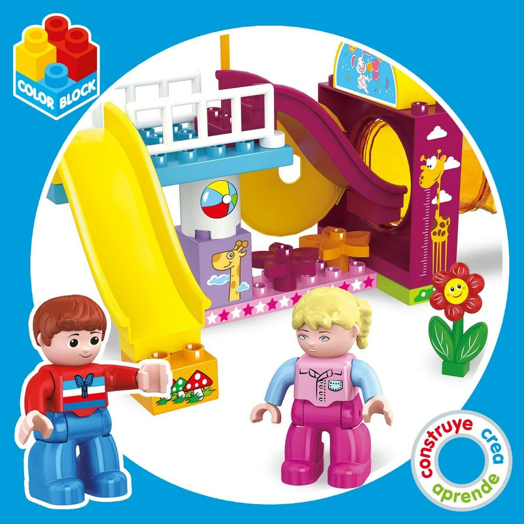 Konstruktionsspiel Colorbaby Playground 50 Stücke (2 Stück)