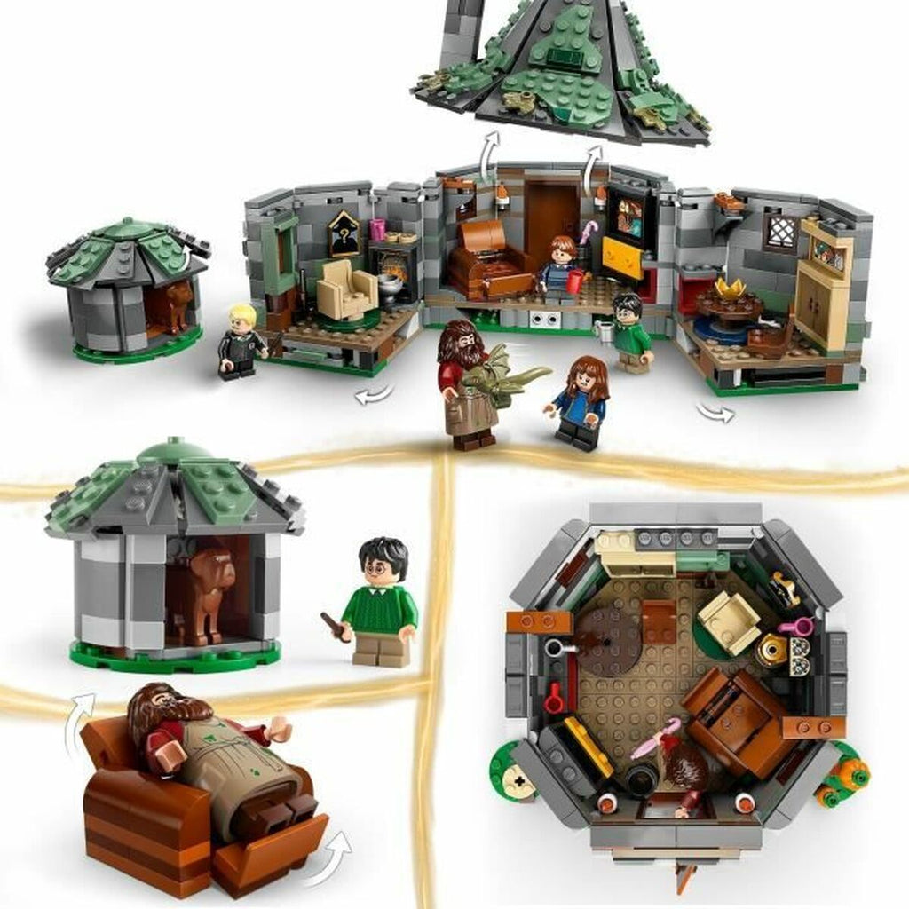 Konstruktionsspiel Lego Harry Potter 76428 Hagrid's Cabin: An Unexpected Visit Bunt