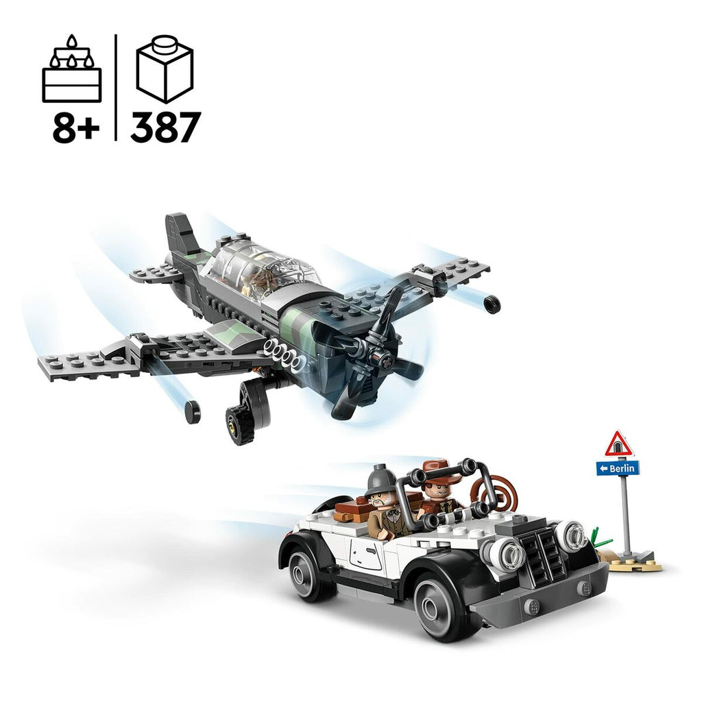 Konstruktionsspiel Lego Indiana Jones 77012 Continuation by fighting plane