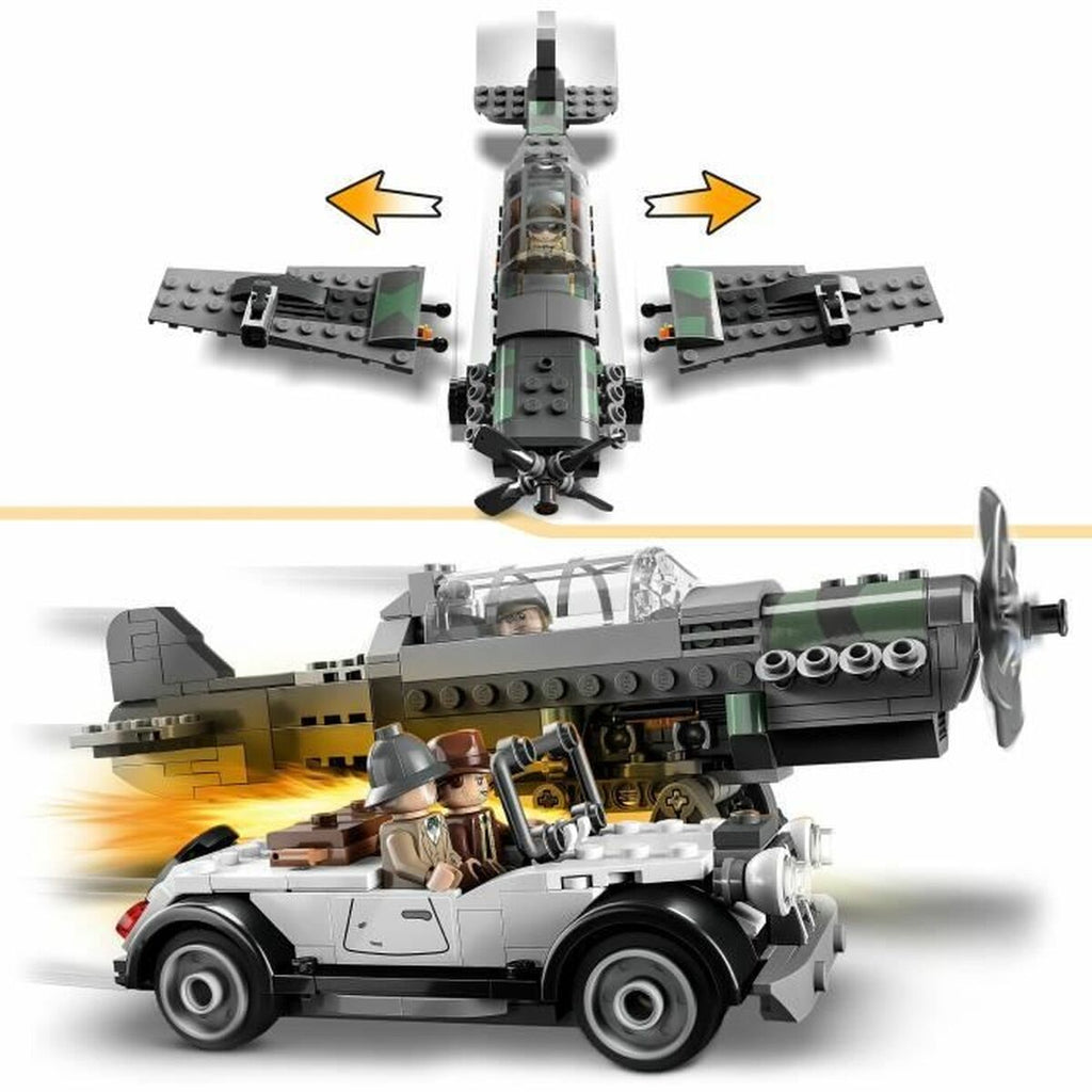 Konstruktionsspiel Lego Indiana Jones 77012 Continuation by fighting plane