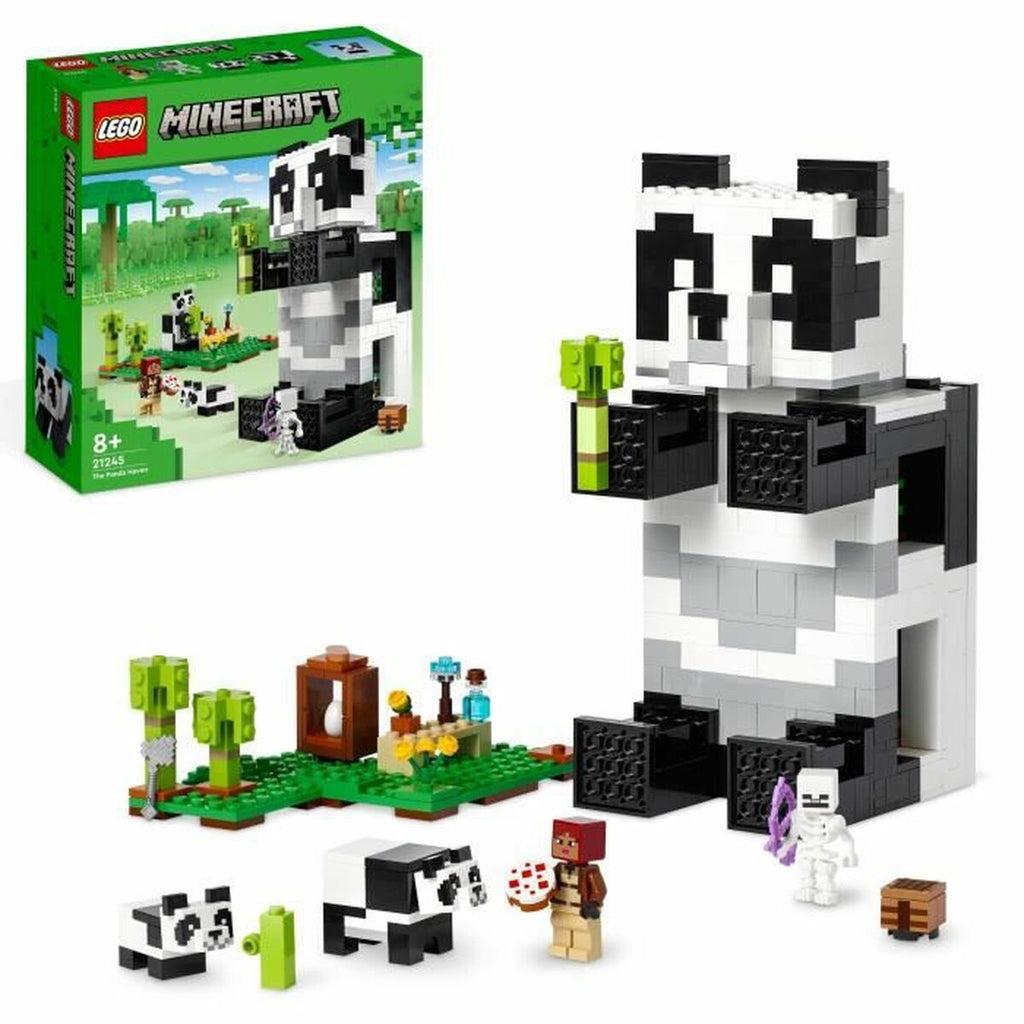 Konstruktionsspiel Lego Panda Minecraft 553 Stücke