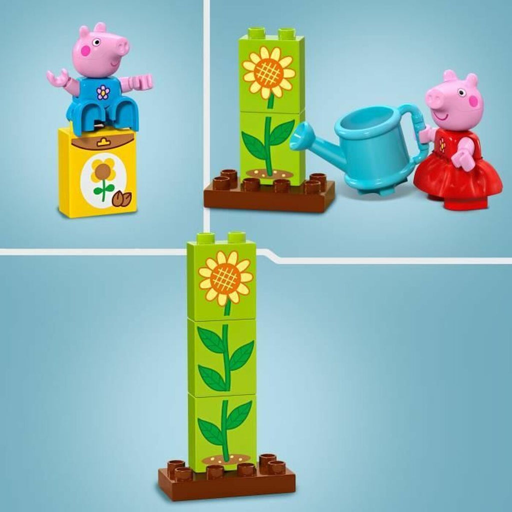 Konstruktionsspiel Lego Peppa Pig's Garden and Treehouse Bunt