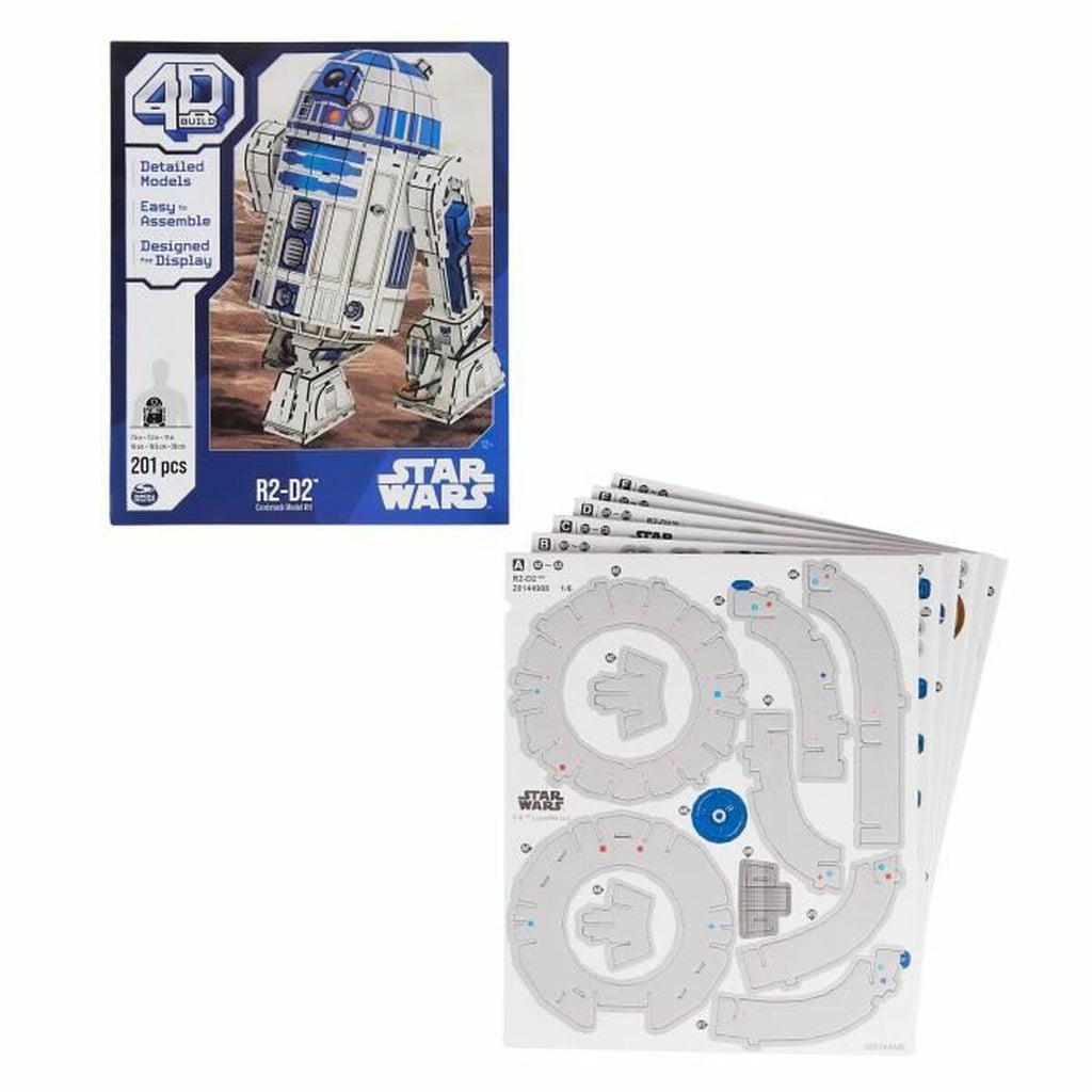 Konstruktionsspiel Star Wars R2-D2 201 Stücke 19 x 18,6 x 28 cm Weiß Bunt