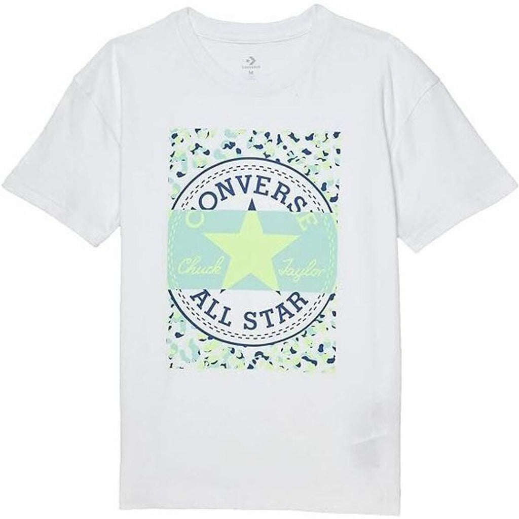 Kurzarm-T-Shirt für Kinder Converse Boyfriend Graphicrt Weiß