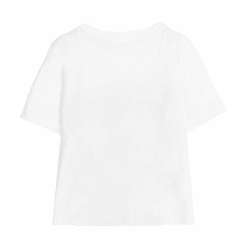 Kurzarm-T-Shirt für Kinder Stitch Weiß